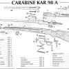 MAUSER 98A calibre 8x57IS Pièces détachées - éclaté