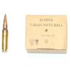 Munitions x20 calibre 7.62x51 (.308Winchester)