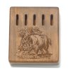 Boite de rangement / cartouchiere en noyer