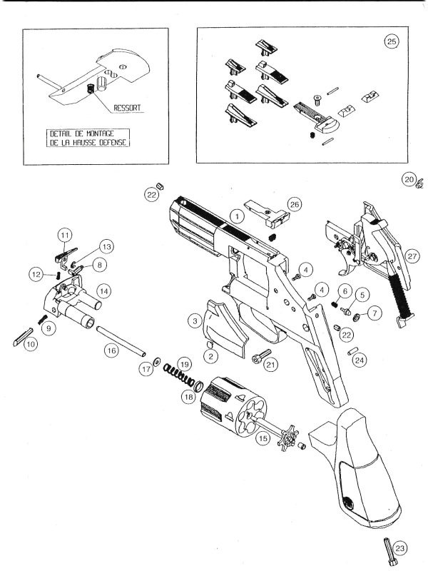 MR-96-3.jpg Manurhin MR96 calibre 38SP - 357 Magnum Pièces détachées - éclaté