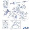 Manurhin MR73 calibre 38SP - 357 Magnum  Pièces détachées - éclaté