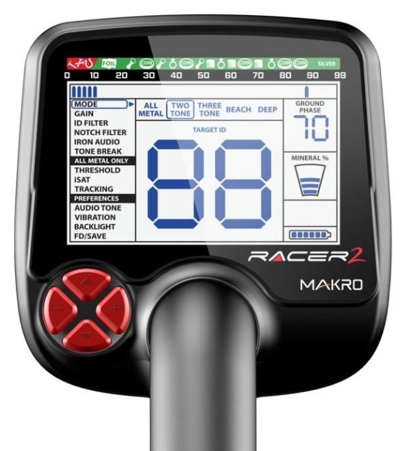 Détecteur de métaux Makro Racer 2